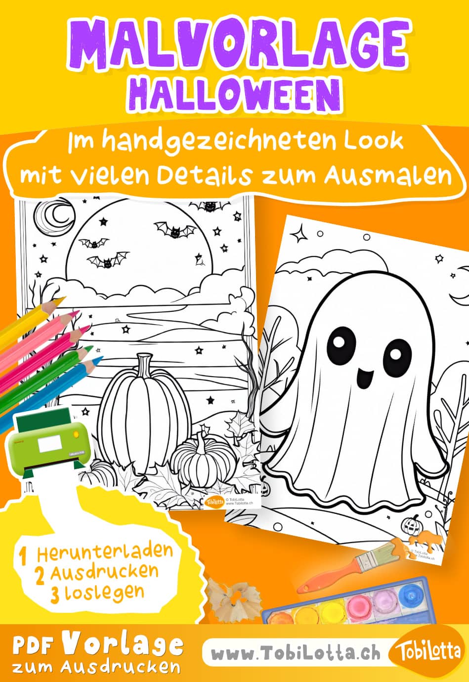 113864 -4- Halloween Motive zum ausmalen malvorlage halloween ausmalbilder kinder halloween fledermaus hexe kürbisse kürbis halloween herbst kinder malvorlagen gratis pdf