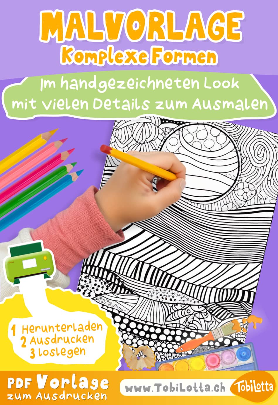 123733 -3- Komplexe Formen zentangle mandala ausmalvorlagen für kinder pdf gratis herunterladen formen geometrisch muster zentangle