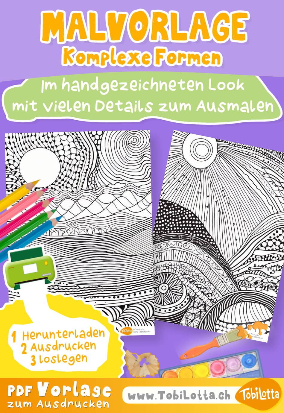 123733 -4- Komplexe Formen zentangle mandala ausmalvorlagen für kinder pdf gratis herunterladen formen geometrisch muster zentangle