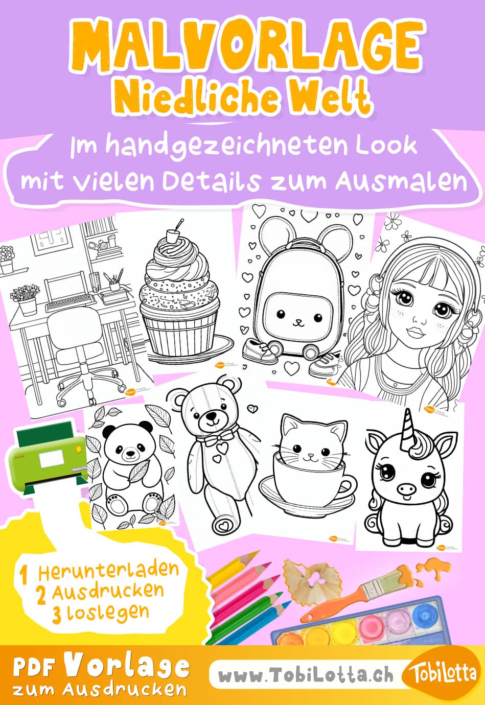 1461125 -2-niedliche welt kawaii malvorlage malvorlage für kinder gratis herunterladen ausmalvorlage pdf